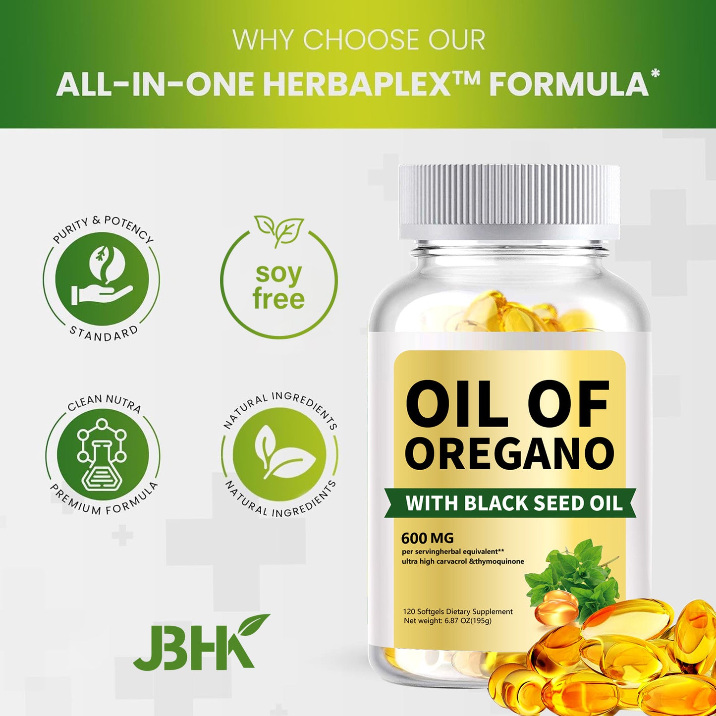 Oil of Oregano Soft Capsules