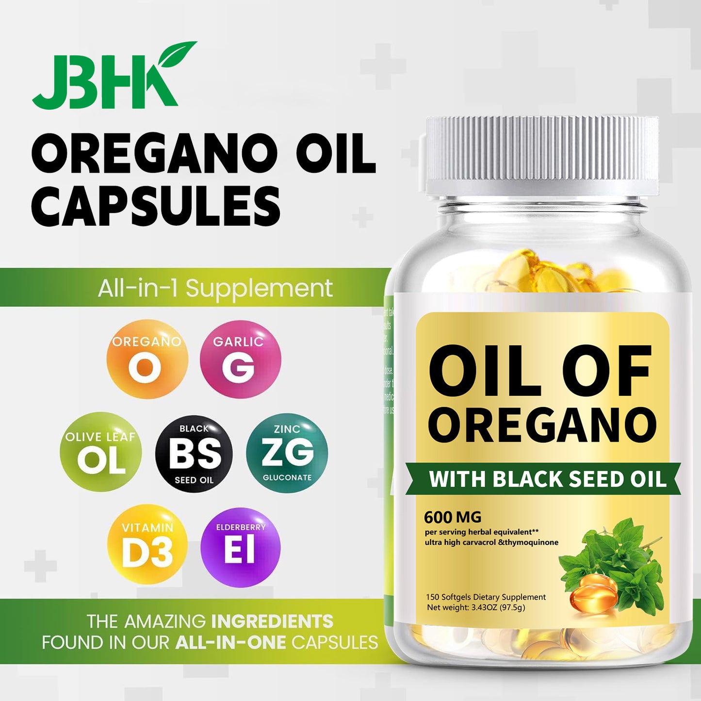 Oil of Oregano Soft Capsules