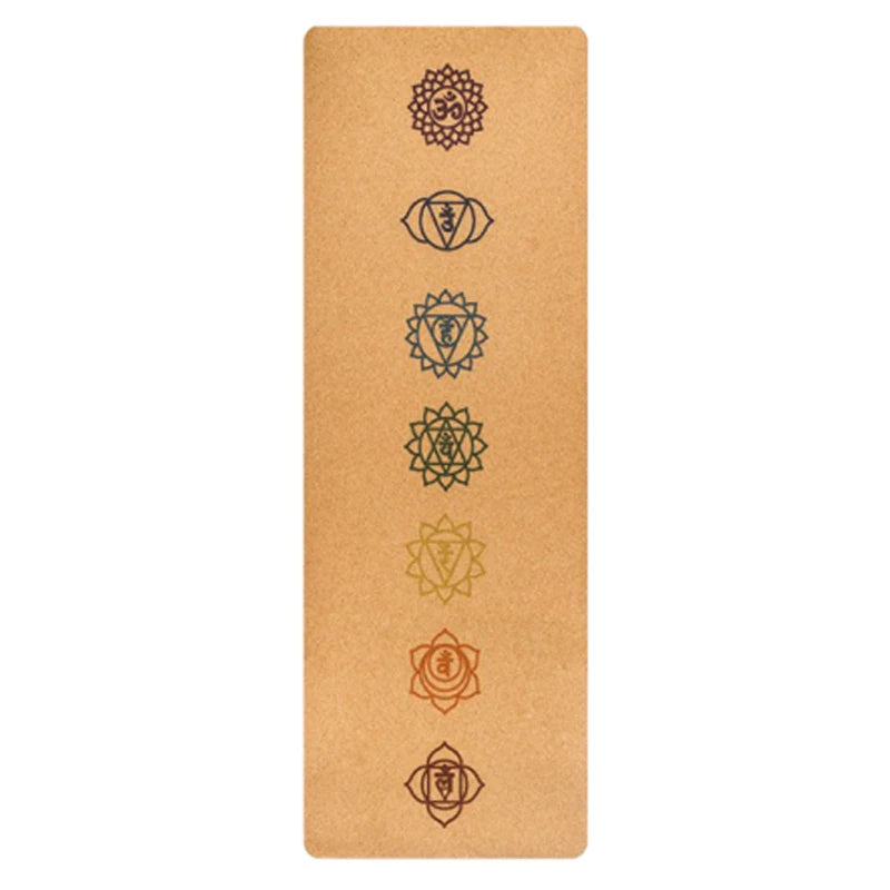 Natural Cork Shakra Yoga Mat